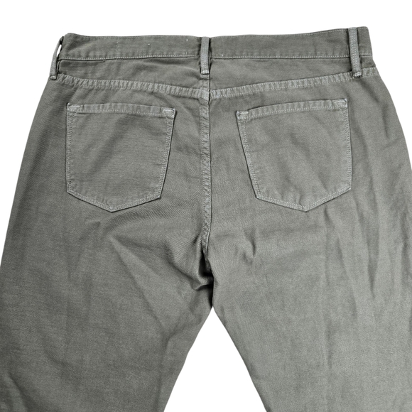 Frame Washed Military Green Le Garçon Mid-Rise Classic Boyfriend Jean Women‎ 28 - Picture 6 of 14